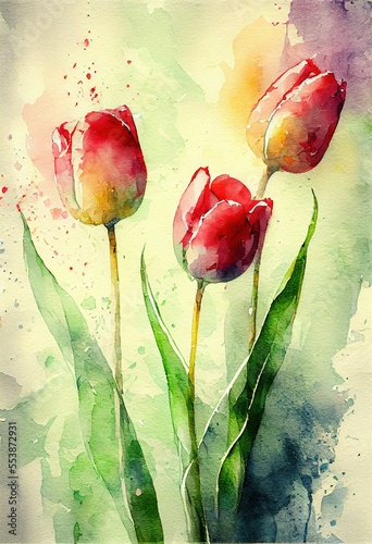 beautiful tulip flower