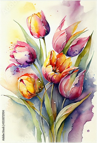 beautiful tulip flower