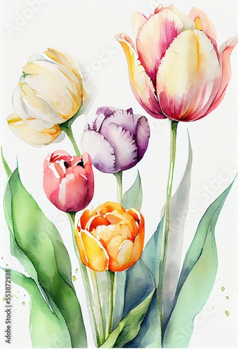 beautiful tulip flower