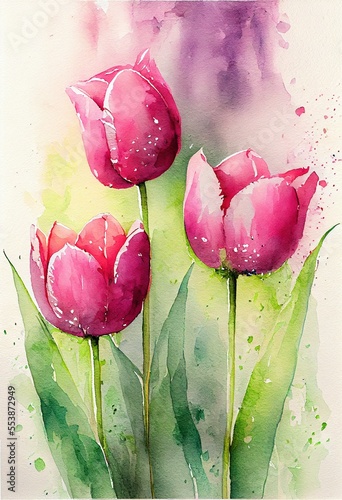 beautiful tulip flower