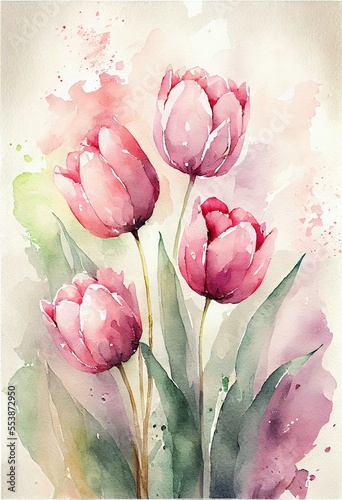 beautiful tulip flower