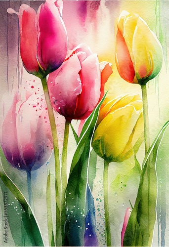 beautiful tulip flower