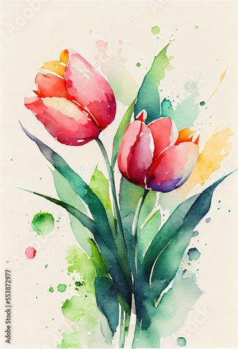 beautiful tulip flower