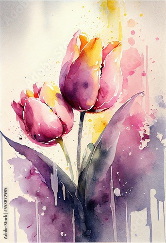 beautiful tulip flower