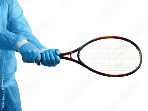 Coronavirus concept. Medical hand in gloves holds rocket. © BillionPhotos.com