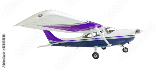 Bilde på lerret Transparent PNG Cessna 172 Single Propeller Airplane.