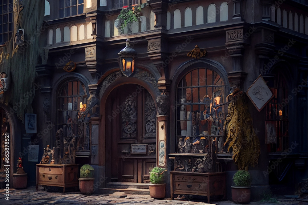 Old Magic Store Vintage and Antique Artworks Inspired by Sorcery and