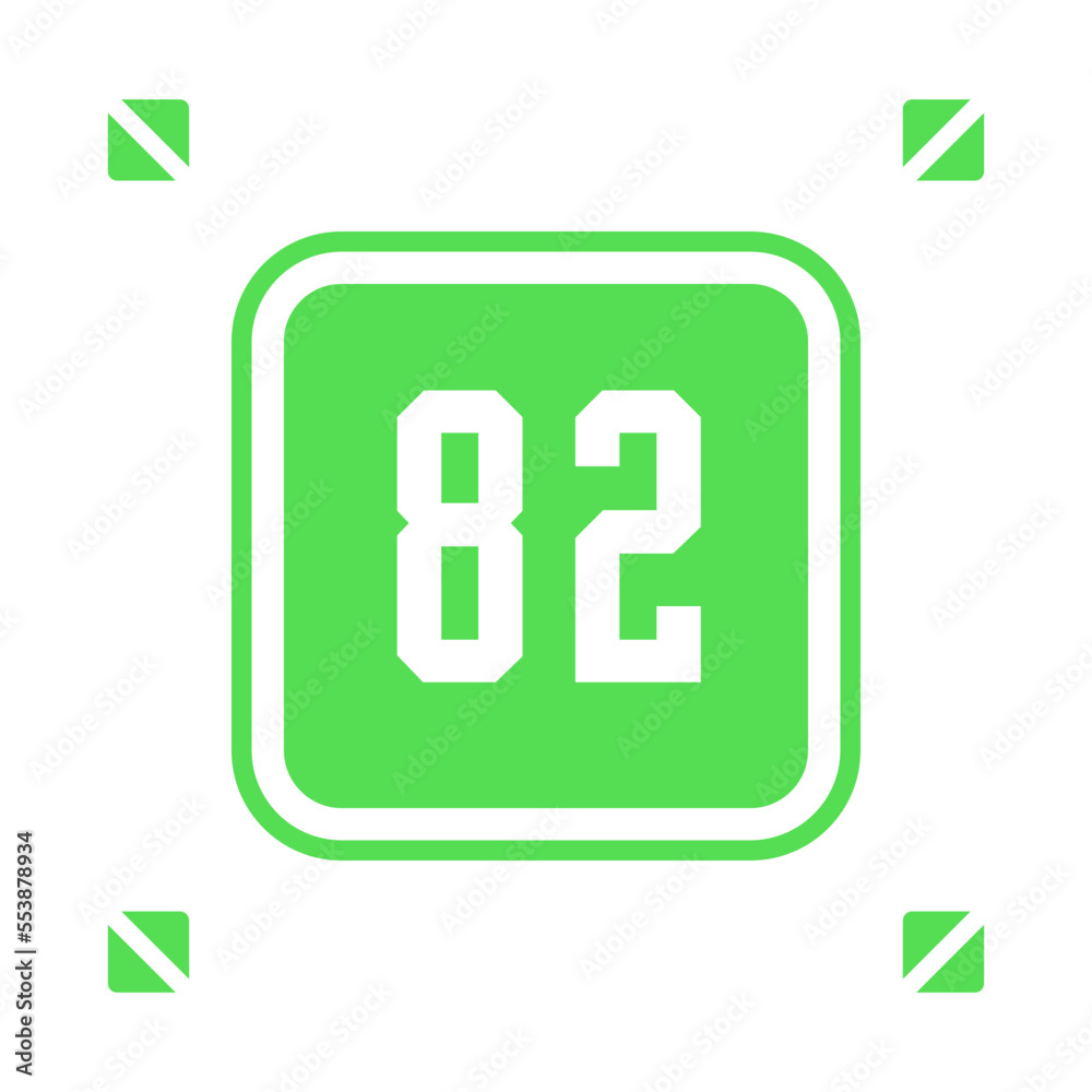 Numeric icon vector design templates Numeric icon vector design templates