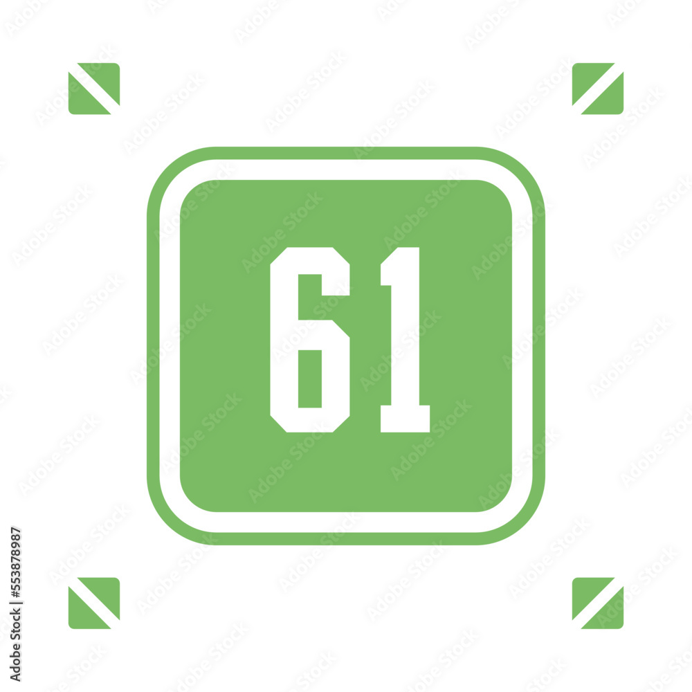 Numeric icon vector design templates Numeric icon vector design templates