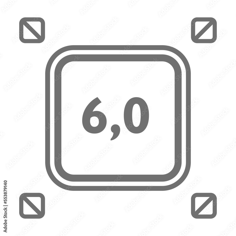 Numeric decimal icon vector design templates Numeric decimal icon vector design templates