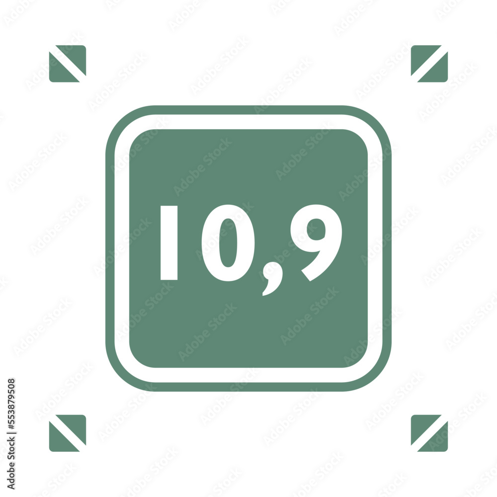Numeric decimal icon vector design templates Numeric decimal icon vector design templates