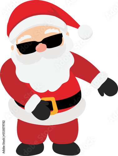 Dancing Santa, floss