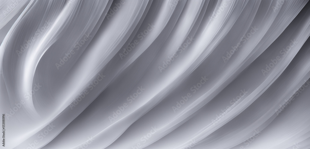 Obraz premium A crisp white fabric with a matte finish and a soft, flowing drape. The neutral color and understated texture make it versatile and easy to incorporate into a variety of design schemes. Generative AI