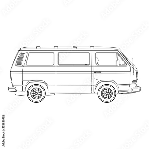 Adult coloring page for book and drawing. Car vector line art illustration. Graphic element. wheel. Black contour sketch illustrate Isolated on white background. vector eps10.