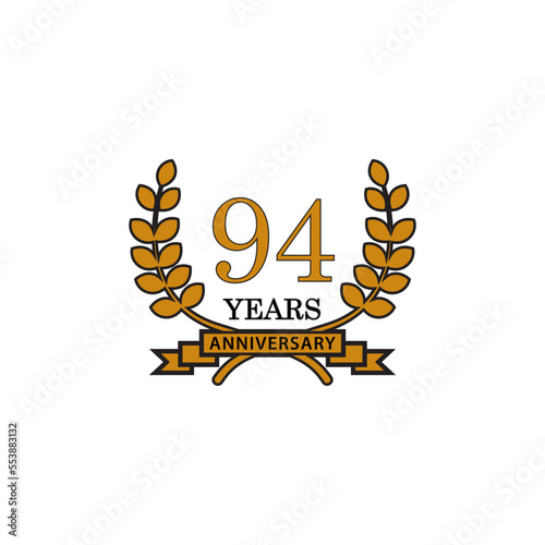 Anniversary 100 years icon vector logo template