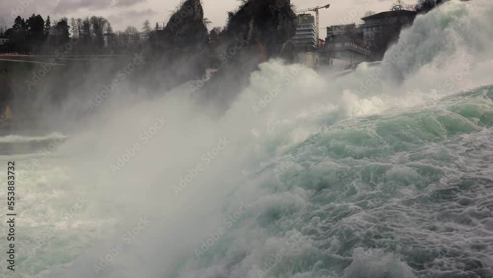 Rhine Falls waterfall in Switzerland Rhine Falls waterfall in Switzerland