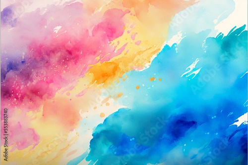 Beautiful abstract watercolor background paint texture