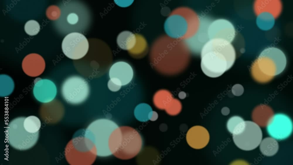 Floating circular background. Seamless loop video.(016_green) Floating circular background. Seamless loop video.(016_green)