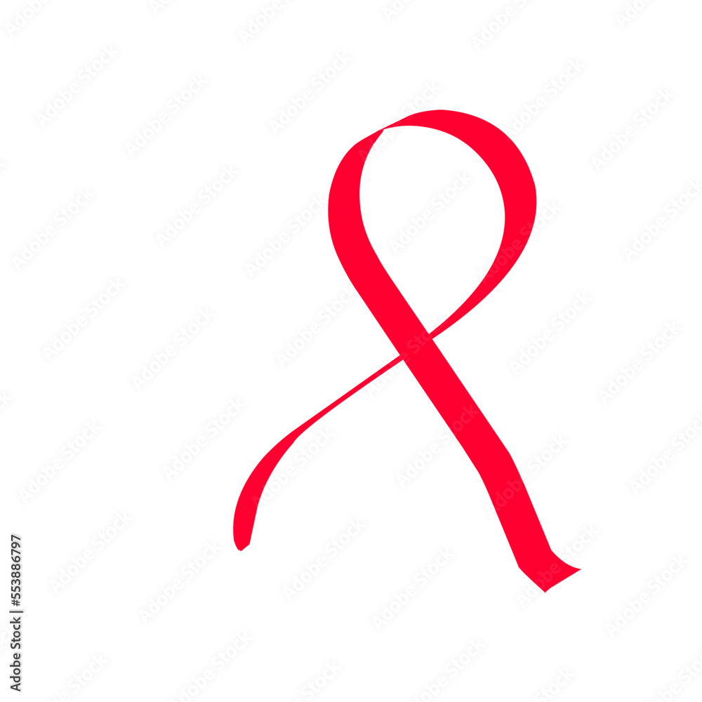 hiv aids icon doodle Stock Vector | Adobe Stock