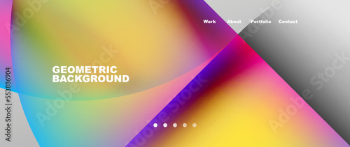 Circles and round elements abstract background design for wallpaper, banner, background, landing page, wall art, invitation, prints
