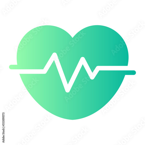 cardiogram gradient icon