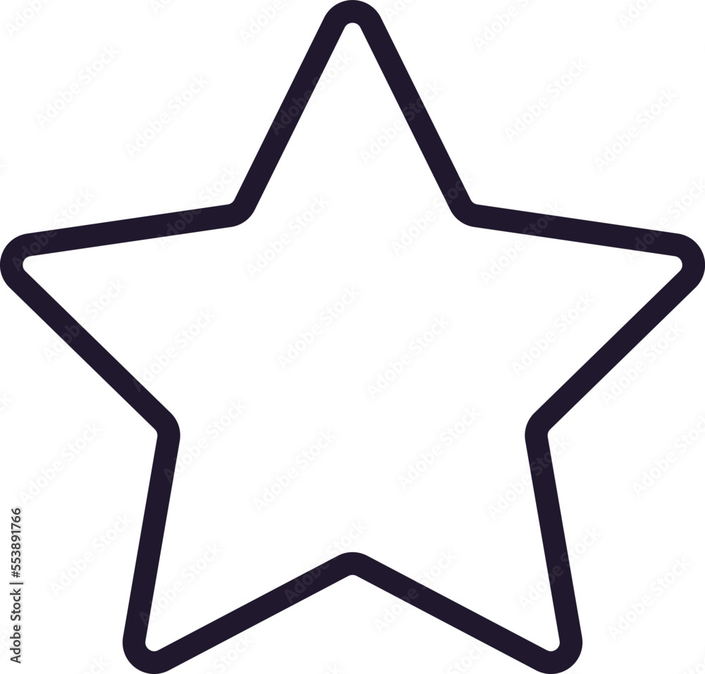 Simple sign and symbols for UI. Suitable for web sites, apps, internet stores. Editable stroke. Vector line icon of star Simple sign and symbols for UI. Suitable for web sites, apps, internet stores. Editable stroke. Vector line icon of star