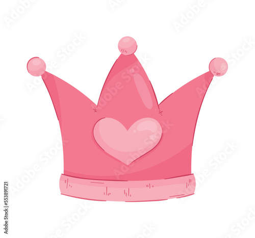 pink queen crown