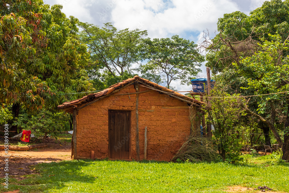Rural house in the mountains of Sapucaia park
