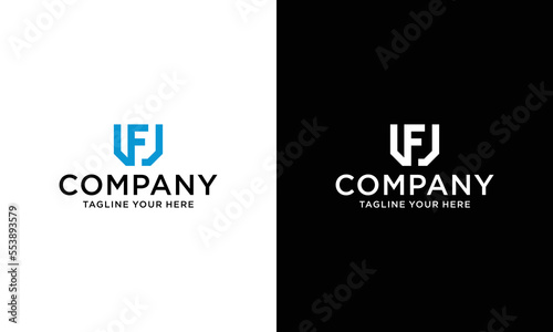 Initial Letter UF Logo - Minimal Business Logo