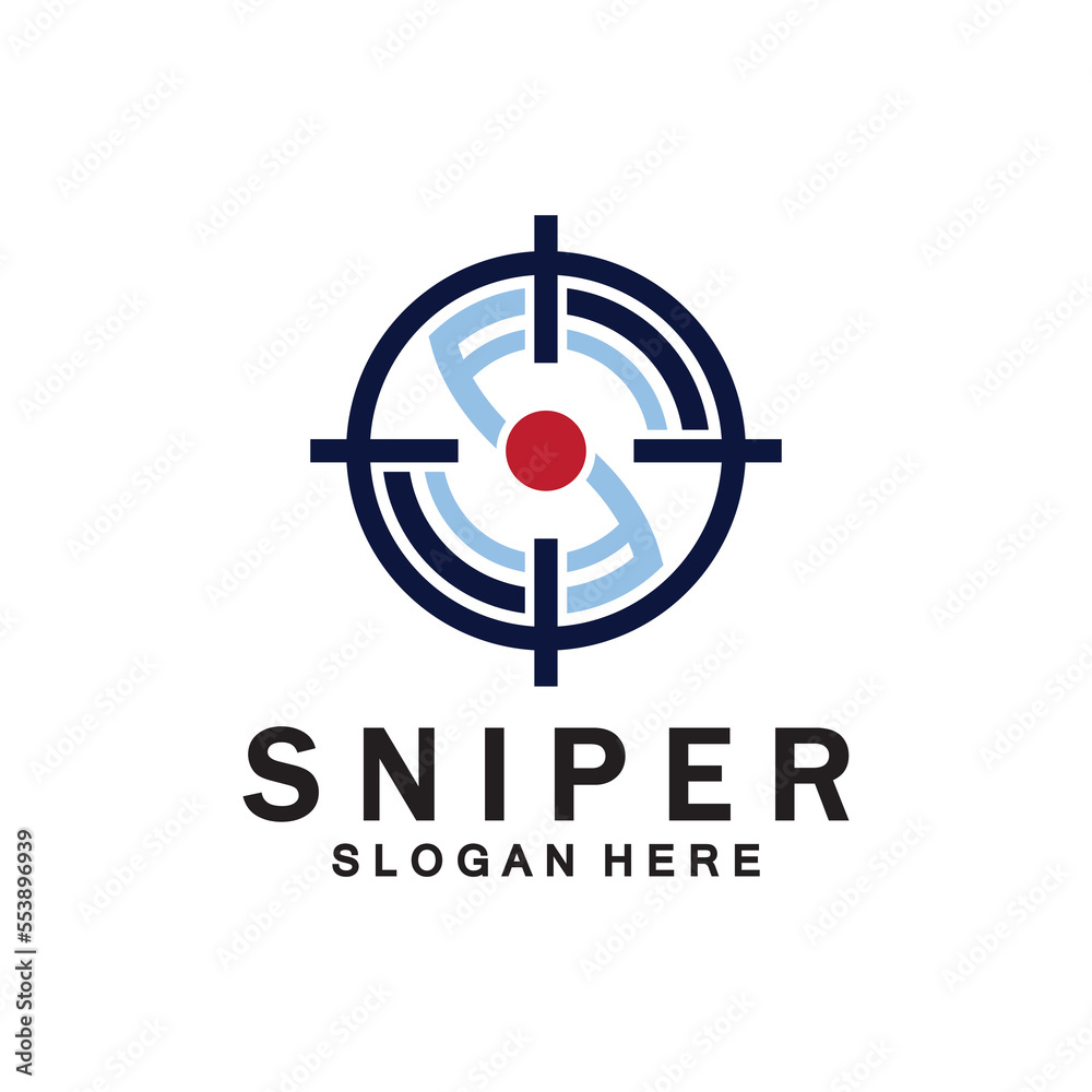 Sniper Aim Target Vector Logo. Initial S Target Logo Vector Sniper Aim Target Vector Logo. Initial S Target Logo Vector