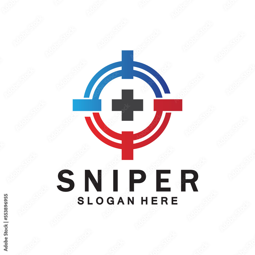 Sniper Aim Target Vector Logo. Initial S Target Logo Vector Sniper Aim Target Vector Logo. Initial S Target Logo Vector