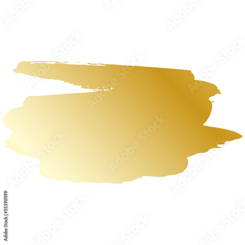 Abstract gradient golden background. Brush stroke. Place for text