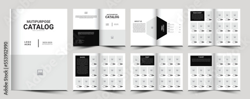 Catalog or catalogue or product catalog template 