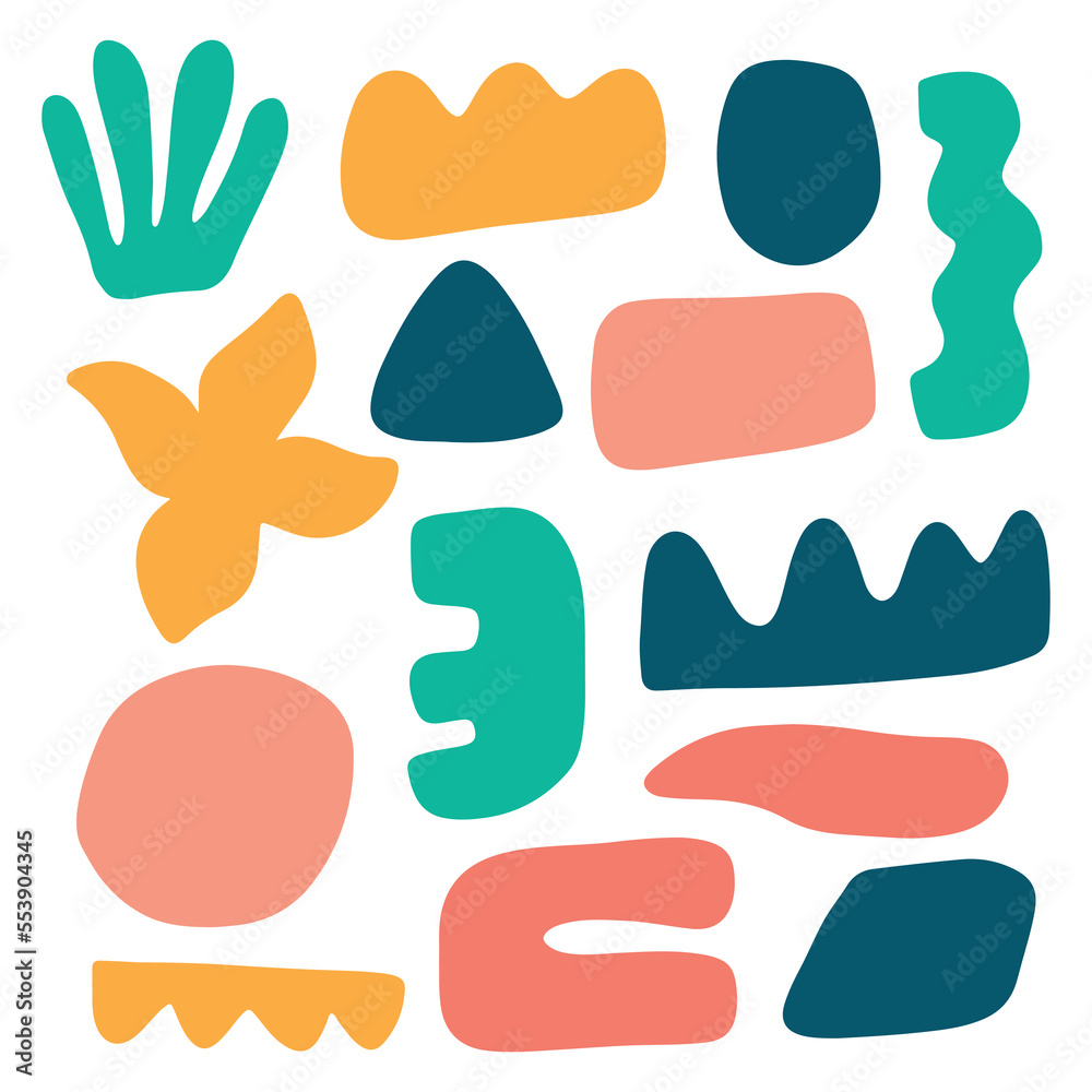 abstract hand drawn organic shapes abstract hand drawn organic shapes