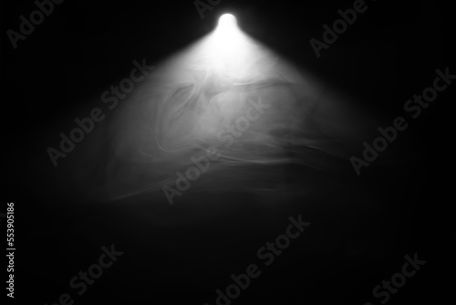 Black texture with backlight as background