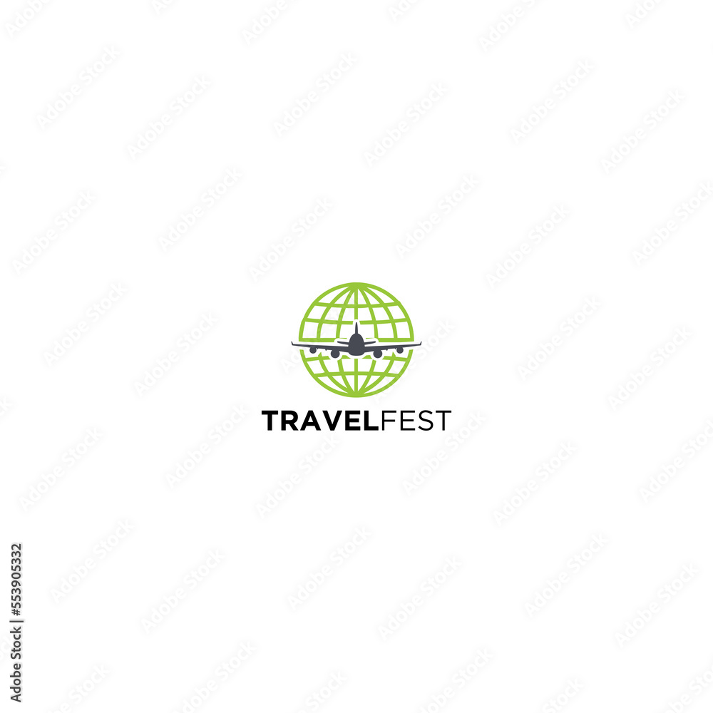 Universal Travel Logo Concept Design Template