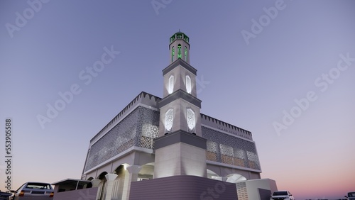 Nurul Mubaraq Galesong mosque renovation design photo