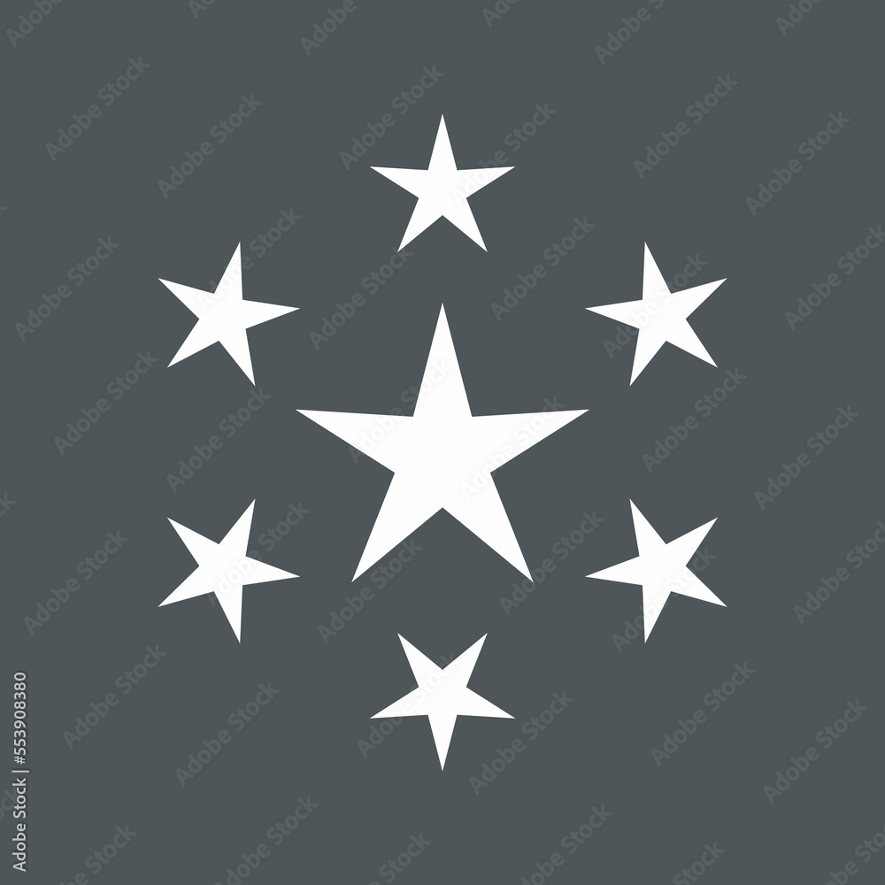 Obraz premium Frame Stars circle quality vector illustration cut