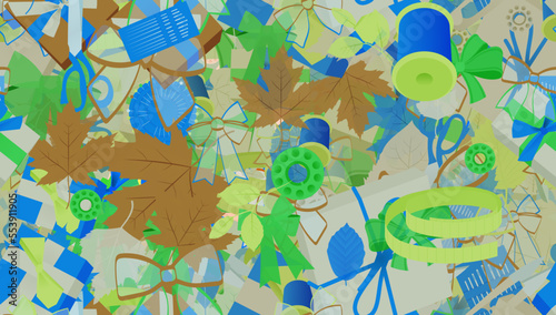 Background pattern abstract design texture. Seamless. Theme is about flora, dressing, yarn, wool, many, maple, needle, anniversary, love, needlework, fabric, parcel, sewing, parks, wrap