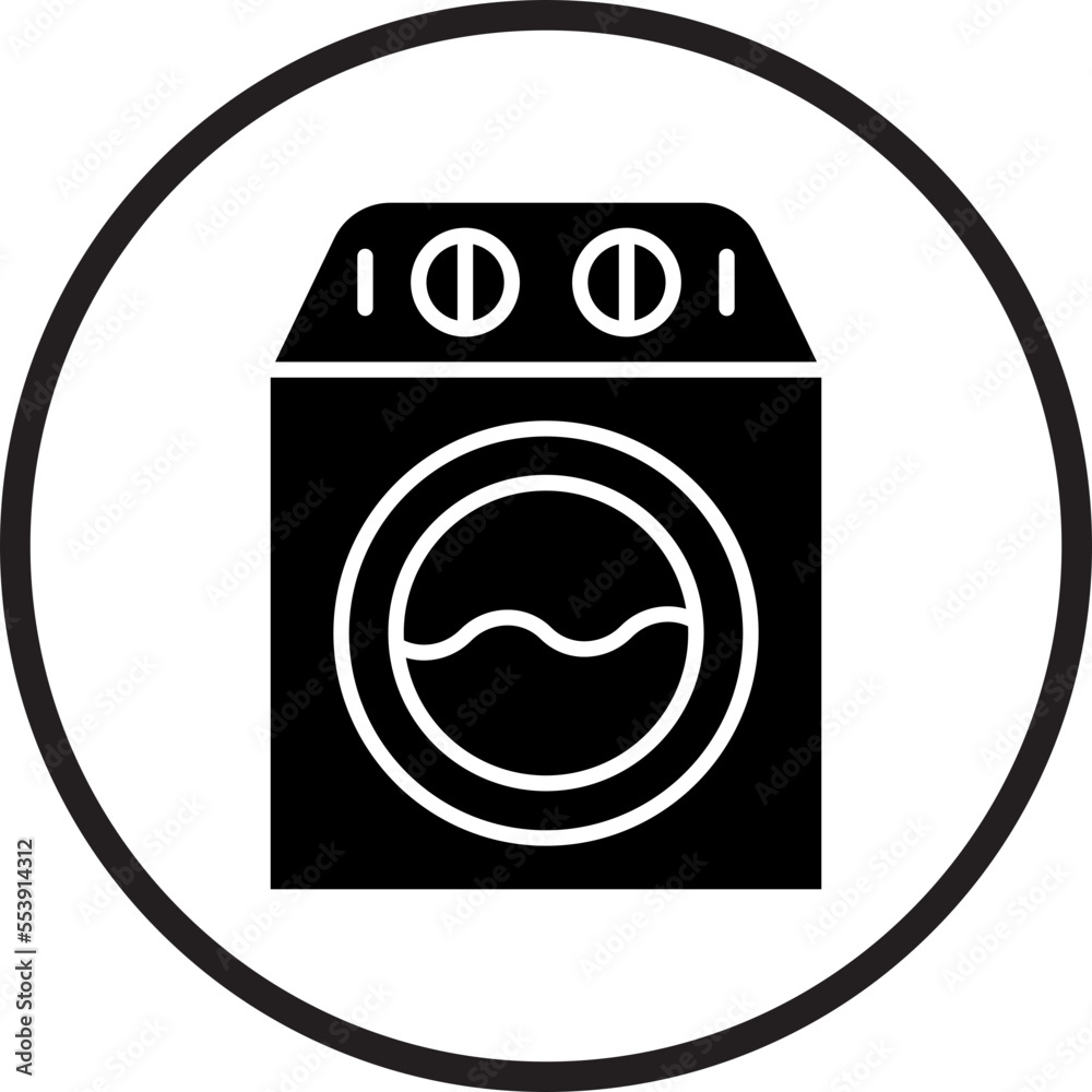 Washing Machine Icon Style Washing Machine Icon Style