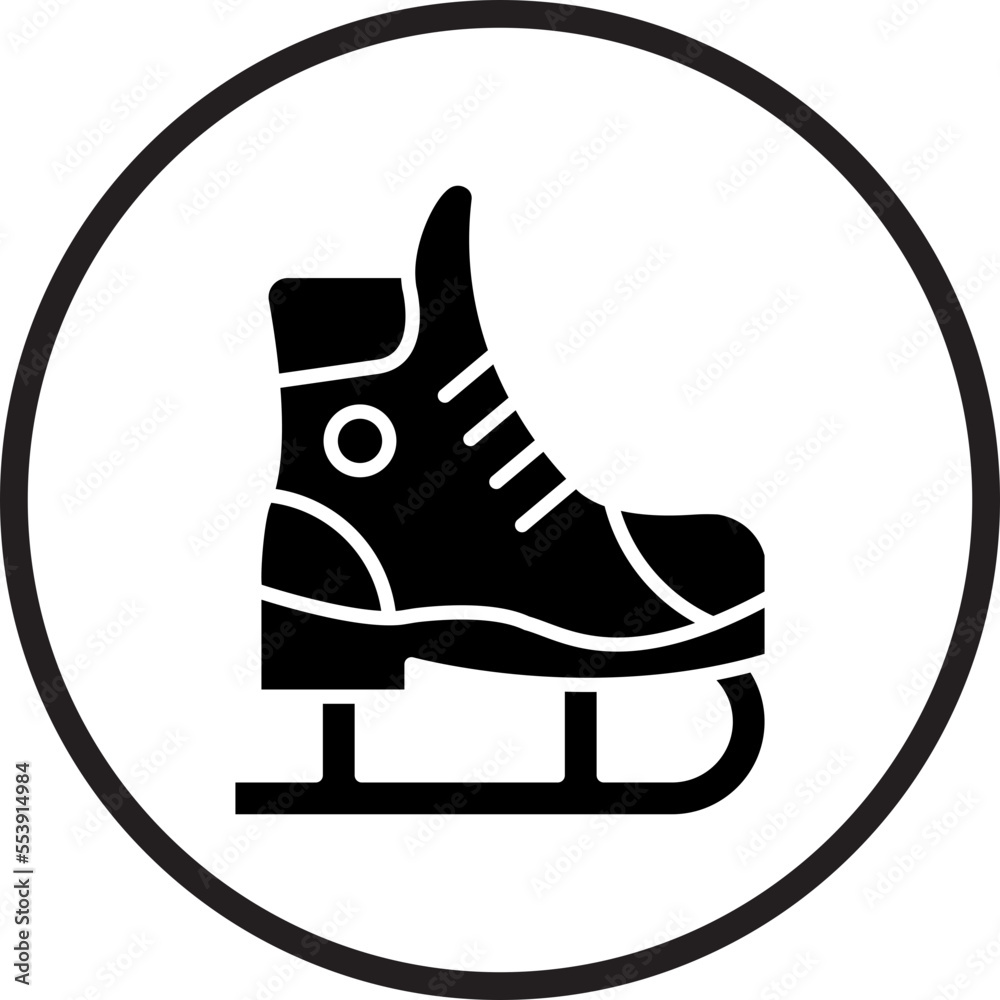 Ice Skate Icon Style Ice Skate Icon Style