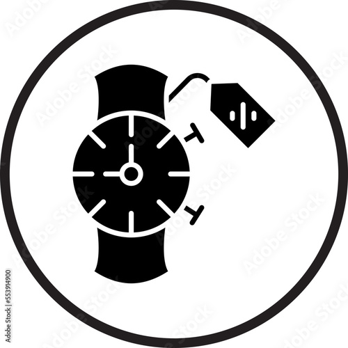 Wristwatch Sale Icon Style