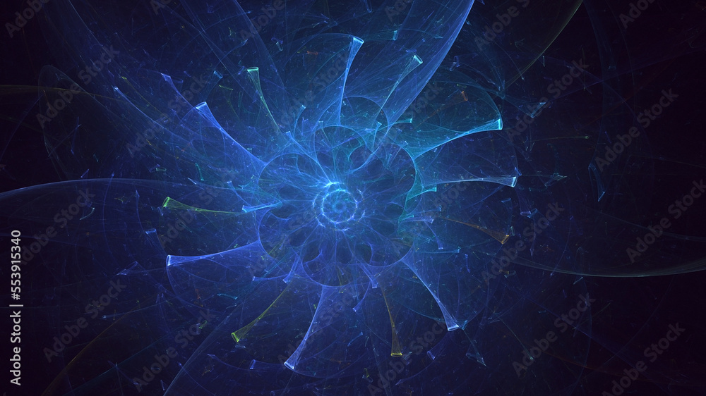 Obraz premium 3D rendering abstract circle light background