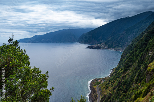 Coastline at Porto Moniz  Madeira island  Portugal