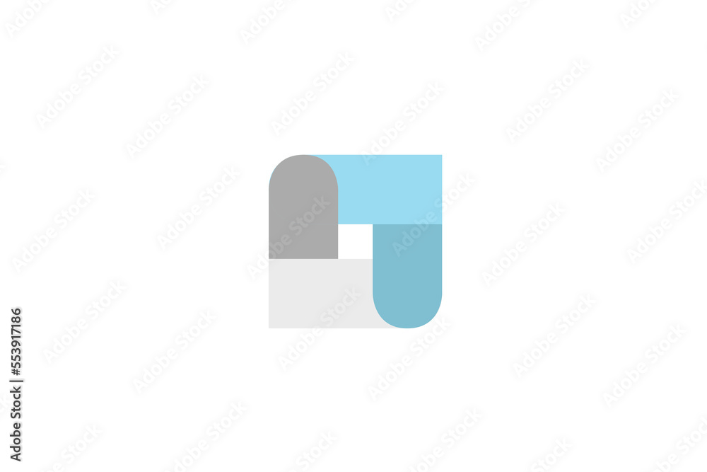 Illustration vector graphic of modern geometric square Illustration vector graphic of modern geometric square