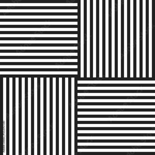 abstract monochrome background with squares and line patterns, vector design, technology theme, dimensional flow.