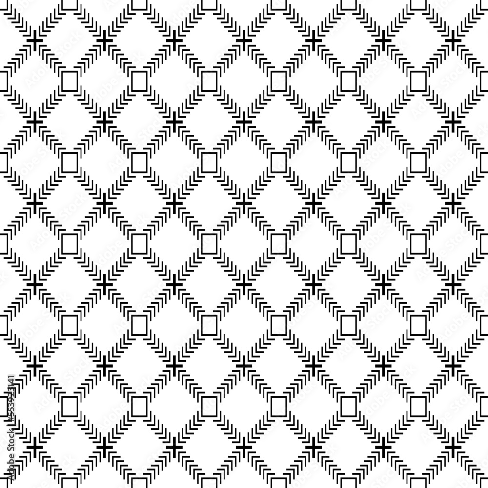 Fototapeta premium black and white texture seamless pattern desing 