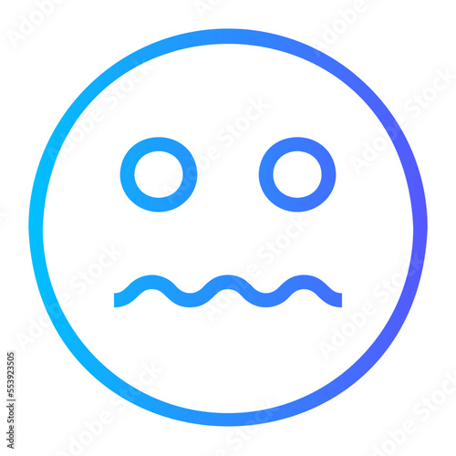 worry gradient icon