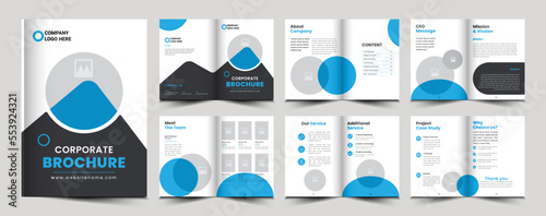 corporate company profile brochure template design
