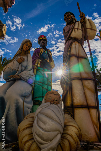 Spain's largest nativity scene in Alicante during the day